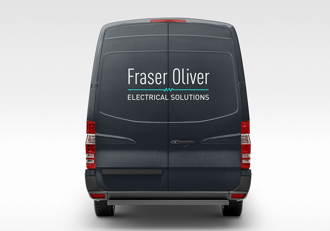 Fraser Oliver Electrical Solutions - Van decal