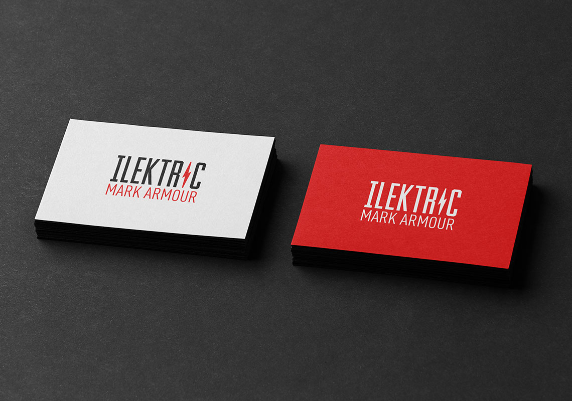 Branding of Ilektric - Business Card