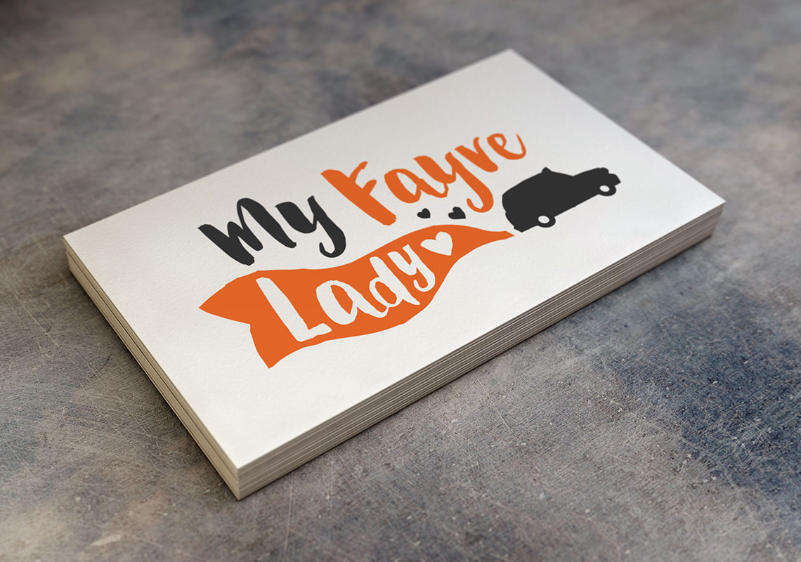 Branding of My Fayre Lady - Business Card