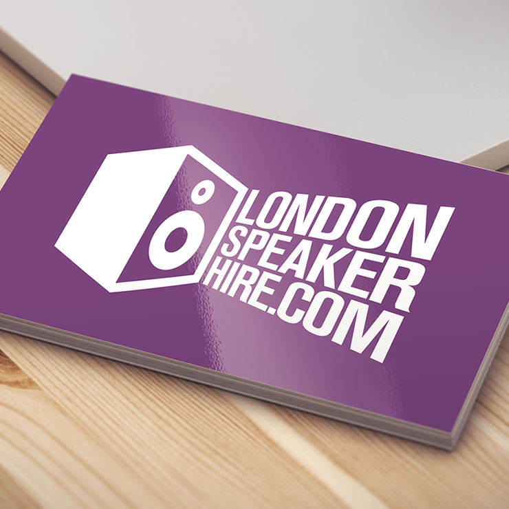 London Speaker Hire Logo Design